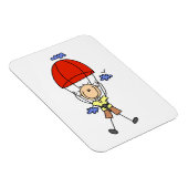 Magnet Flexible Figure Bâton Plongée dans le Ciel (Côté Droit)