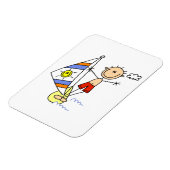 Magnet Flexible Figure de bâton de parasailing (Côté Gauche)