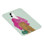 Magnet Flexible Figure de mode debout - Pointe Polka haut (Côté Droit)