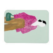 Magnet Flexible Figure de mode debout - Pointe Polka haut (Horizontal)