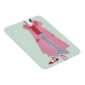 Magnet Flexible Figure de mode debout - Veste surdimensionnée (Côté Droit)