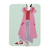 Figure de mode debout - Veste surdimensionnée