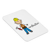Magnet Flexible Figure de stylet de construction (Côté Droit)