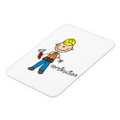 Magnet Flexible Figure de stylet de construction (Côté Gauche)