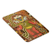 Magnet Flexible Figure mythologique brodée, Paracas Necropoli (Côté Droit)