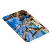 Magnet Flexible Filets de pêche séchant sur la plage (Côté Droit)