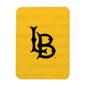 Magnet Flexible Filigrane de Long Beach State (Vertical)