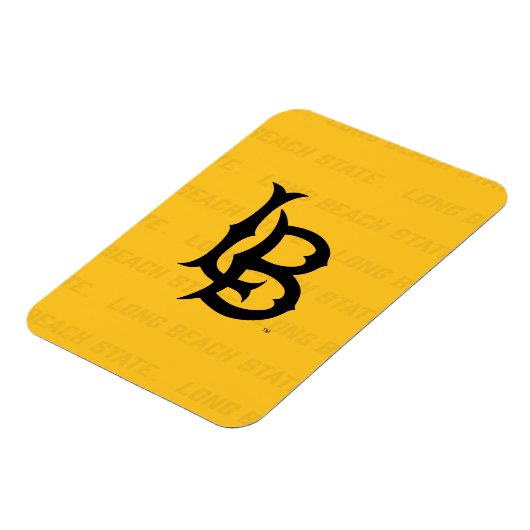 Magnet Flexible Filigrane de Long Beach State (Côté Gauche)