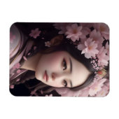 Magnet Flexible Fille adorée en fleurs de cerisier (Horizontal)