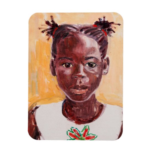 Magnet Flexible Fille africaine (Vertical)