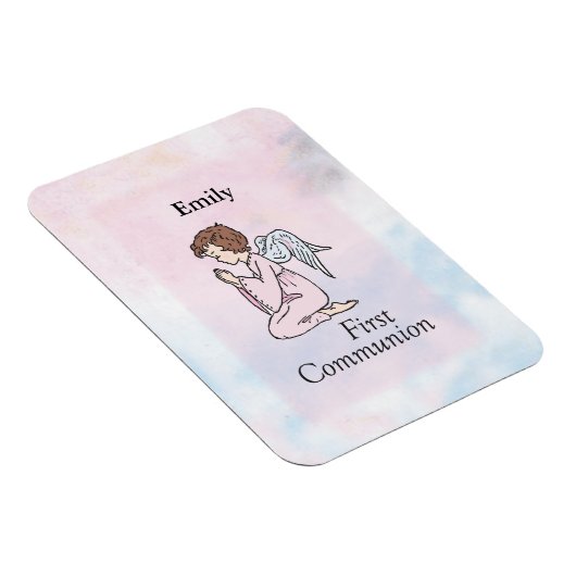Magnet Flexible Fille, ange de première communion (Côté Droit)