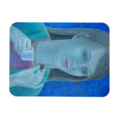 Magnet Flexible Fille au chocolat 2011 (Horizontal)