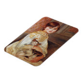 Magnet Flexible Fille avec chat, Auguste Renoir (Côté Gauche)