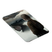 Magnet Flexible Fille avec des nuages (Côté Droit)