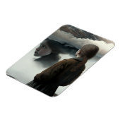 Magnet Flexible Fille avec des nuages (Côté Gauche)