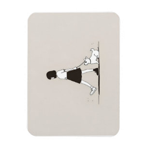 Magnet Flexible Fille avec le chien