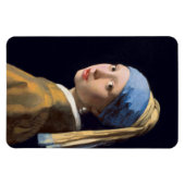 Magnet Flexible Fille Avec Une Perle Écoutant Par Johannes Vermeer (Horizontal)