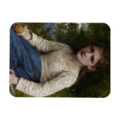 Magnet Flexible Fille avec une pomme par William-Adolphe Bouguerea (Horizontal)