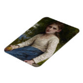 Magnet Flexible Fille avec une pomme par William-Adolphe Bouguerea (Côté Gauche)