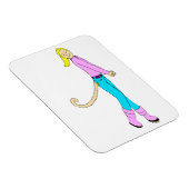 Magnet Flexible fille avec une queue (Côté Droit)