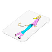 Magnet Flexible fille avec une queue (Côté Gauche)