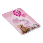 Magnet Flexible Fille bébé personnalisable (Côté Droit)