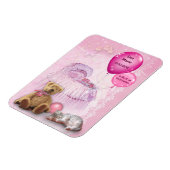 Magnet Flexible Fille bébé personnalisable (Côté Gauche)