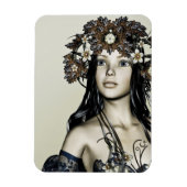 Magnet Flexible Fille d'automne (Vertical)