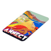 Magnet Flexible Fille de la plage d'Annecy (Côté Gauche)