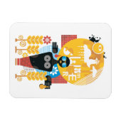 Magnet Flexible Fille de l'été (Horizontal)