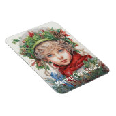 Magnet Flexible Fille de Noël Custom 11 de 25 (Côté Droit)