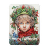Magnet Flexible Fille de Noël Custom 11 de 25 (Vertical)