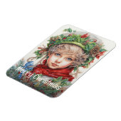 Magnet Flexible Fille de Noël Custom 11 de 25 (Côté Gauche)