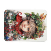 Magnet Flexible Fille de Noël Custom 12 de 25 (Horizontal)