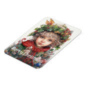 Magnet Flexible Fille de Noël Custom 12 de 25 (Côté Gauche)
