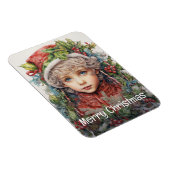 Magnet Flexible Fille de Noël Custom 13 de 25 (Côté Droit)