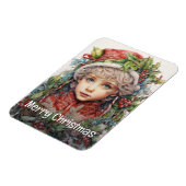 Magnet Flexible Fille de Noël Custom 13 de 25 (Côté Gauche)