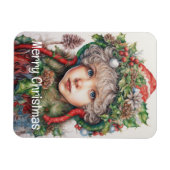 Magnet Flexible Fille de Noël Custom 14 de 25 (Horizontal)