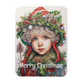 Magnet Flexible Fille de Noël Custom 14 de 25 (Vertical)