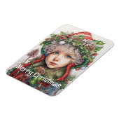 Magnet Flexible Fille de Noël Custom 14 de 25 (Côté Gauche)