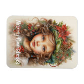 Magnet Flexible Fille de Noël Custom 16 de 25 (Horizontal)