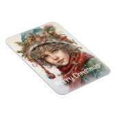 Magnet Flexible Fille de Noël Custom 19 de 25 (Côté Droit)
