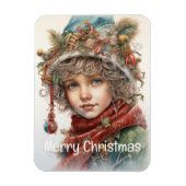 Magnet Flexible Fille de Noël Custom 19 de 25 (Vertical)