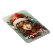 Magnet Flexible Fille de Noël Custom 1 de 25 (Côté Droit)
