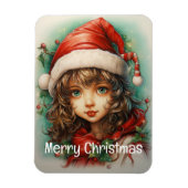 Magnet Flexible Fille de Noël Custom 1 de 25 (Vertical)
