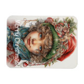 Magnet Flexible Fille de Noël Custom 20 de 25 (Horizontal)