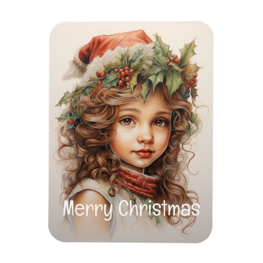 Magnet Flexible Fille de Noël Custom 24 de 25 (Vertical)
