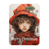 Magnet Flexible Fille de Noël Custom 2 de 25 (Vertical)