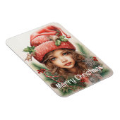 Magnet Flexible Fille de Noël Custom 3 de 25 (Côté Droit)