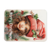 Magnet Flexible Fille de Noël Custom 3 de 25 (Horizontal)